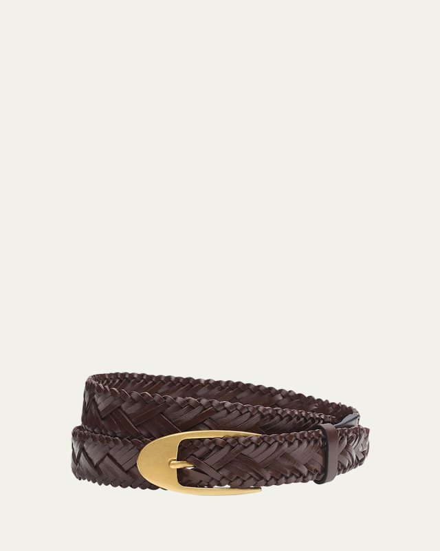 Gemma Woven Leather Belt